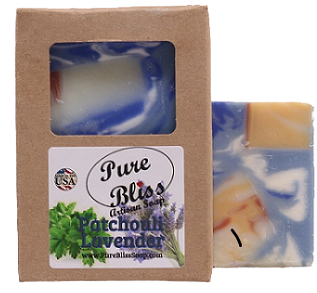 all natural lavender patchoule bar soap